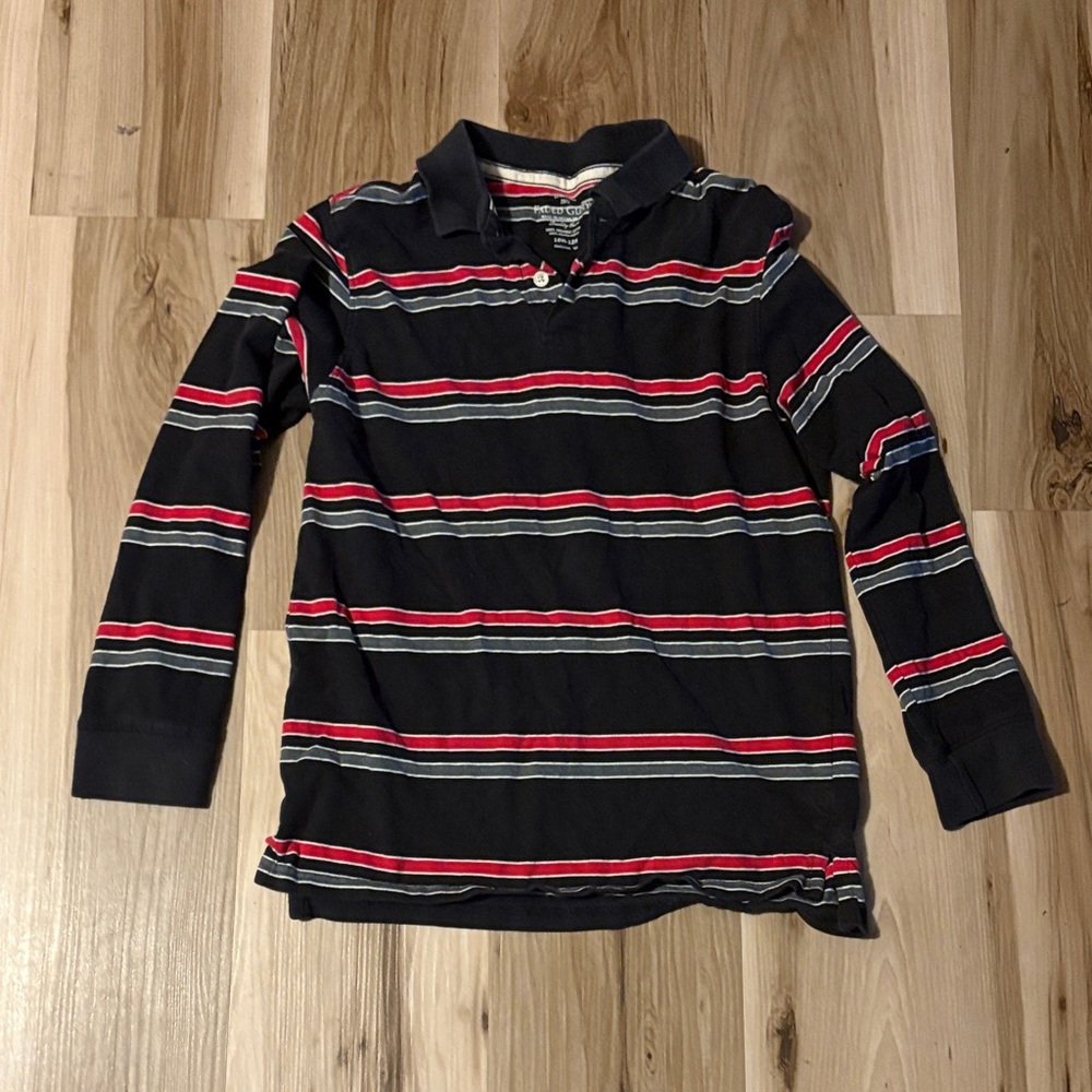 Faded Glory Kids Polo with Red and White Stripes